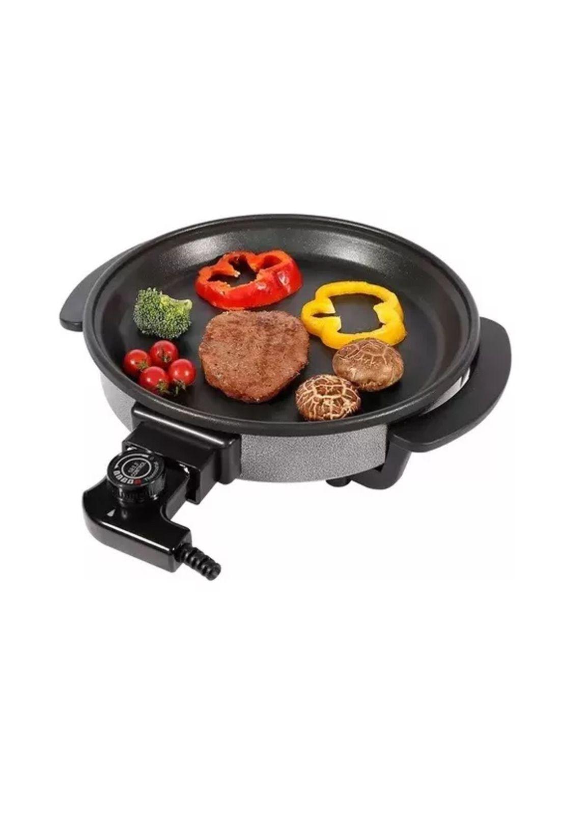Olla sartén multifuncional eléctrica R5405, pizza, paella, color gris oscuro-4
