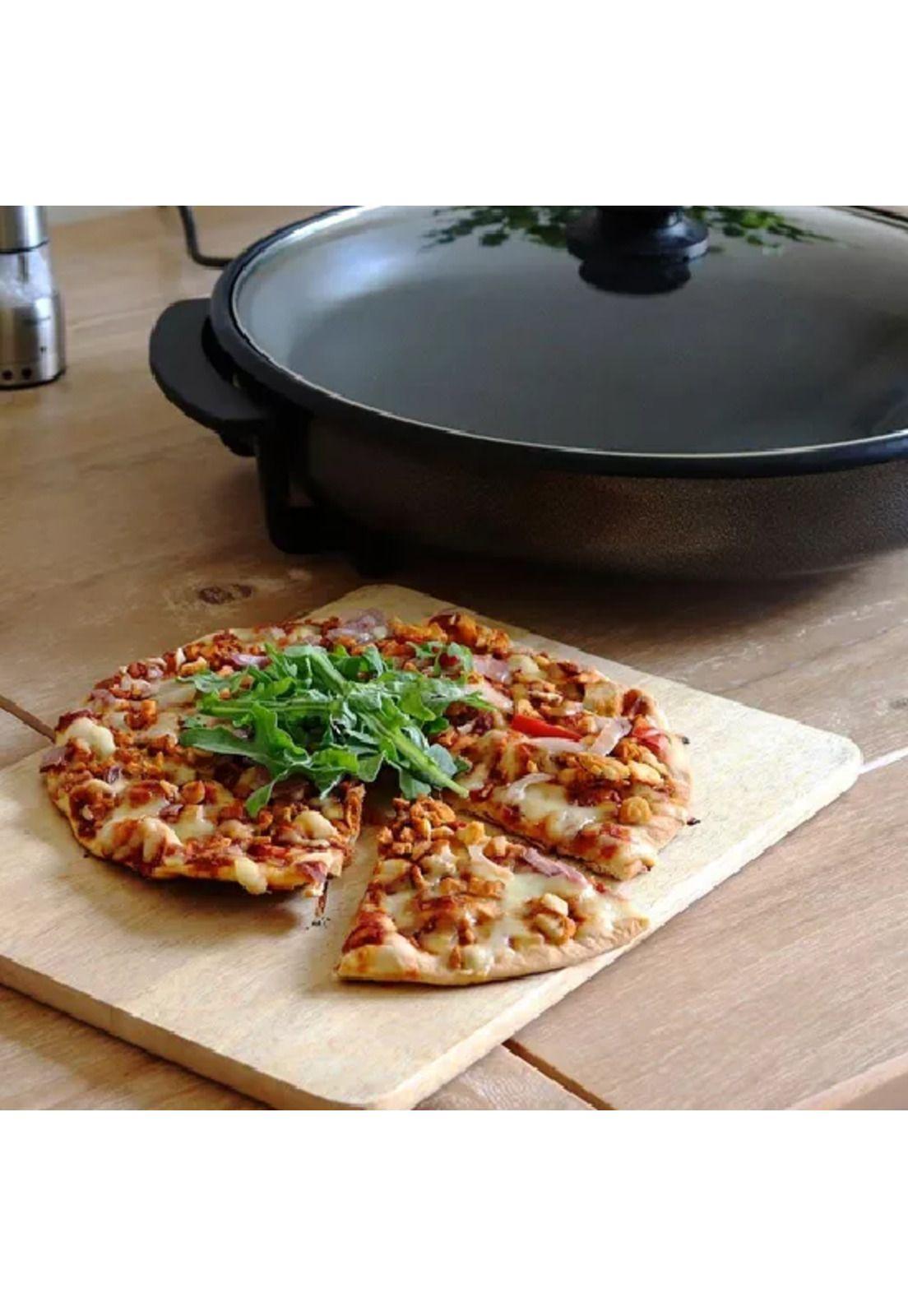 Olla sartén multifuncional eléctrica R5405, pizza, paella, color gris oscuro-5