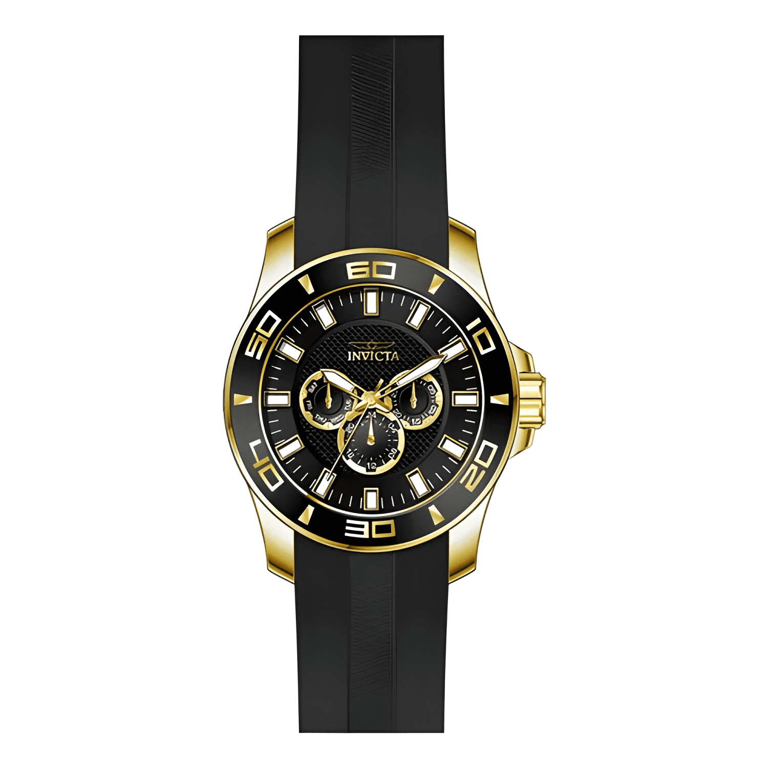 Reloj invicta 28001 pro diver cuarzo hombre correa bisel #2-2