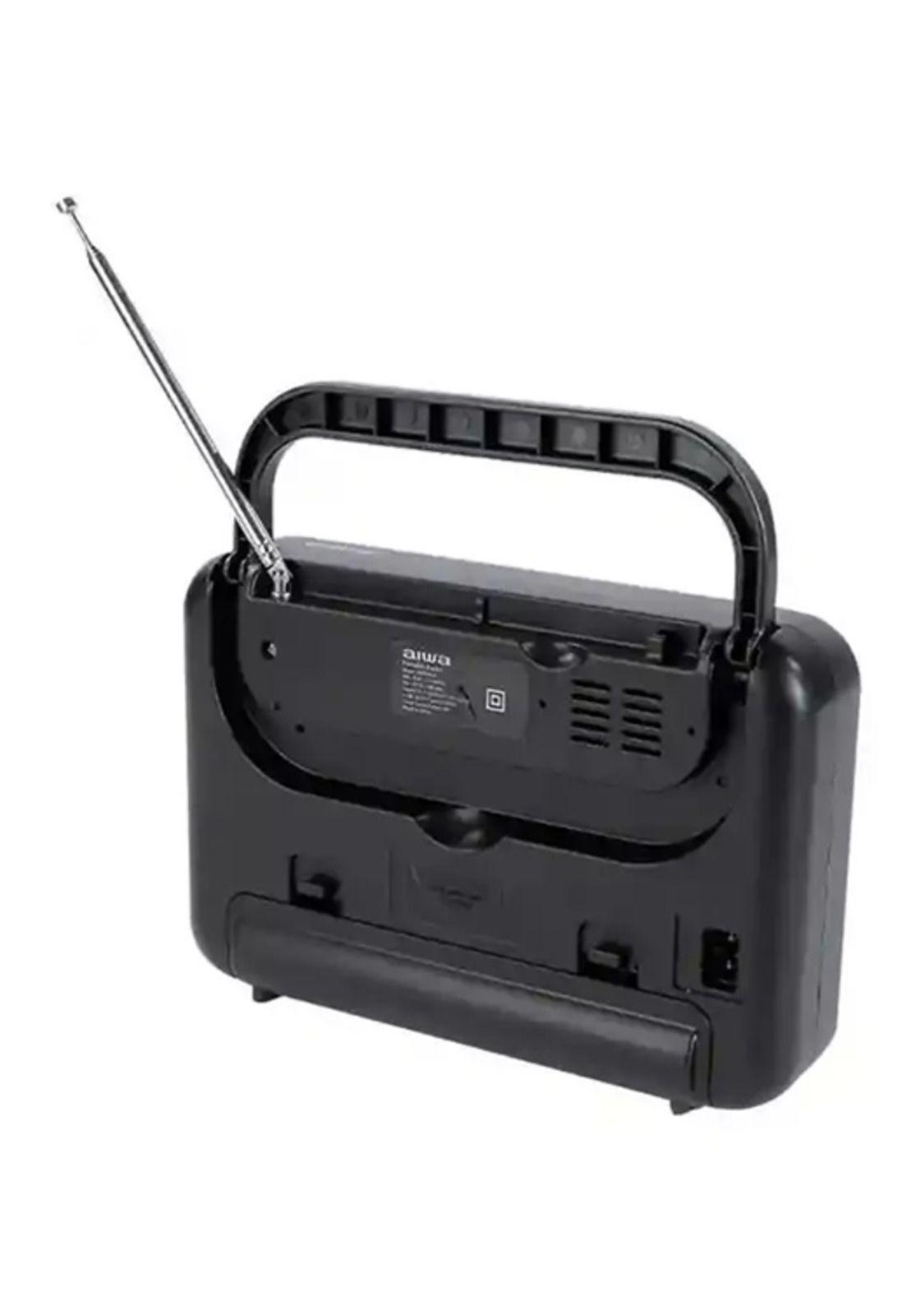 Radio FM Aiwa AWFML4, analógico 220V, portátil, color negro-1