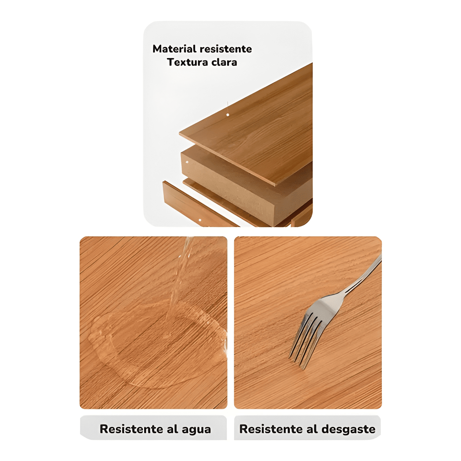 Escritorio plegable 100x50x93cm con repisa-4