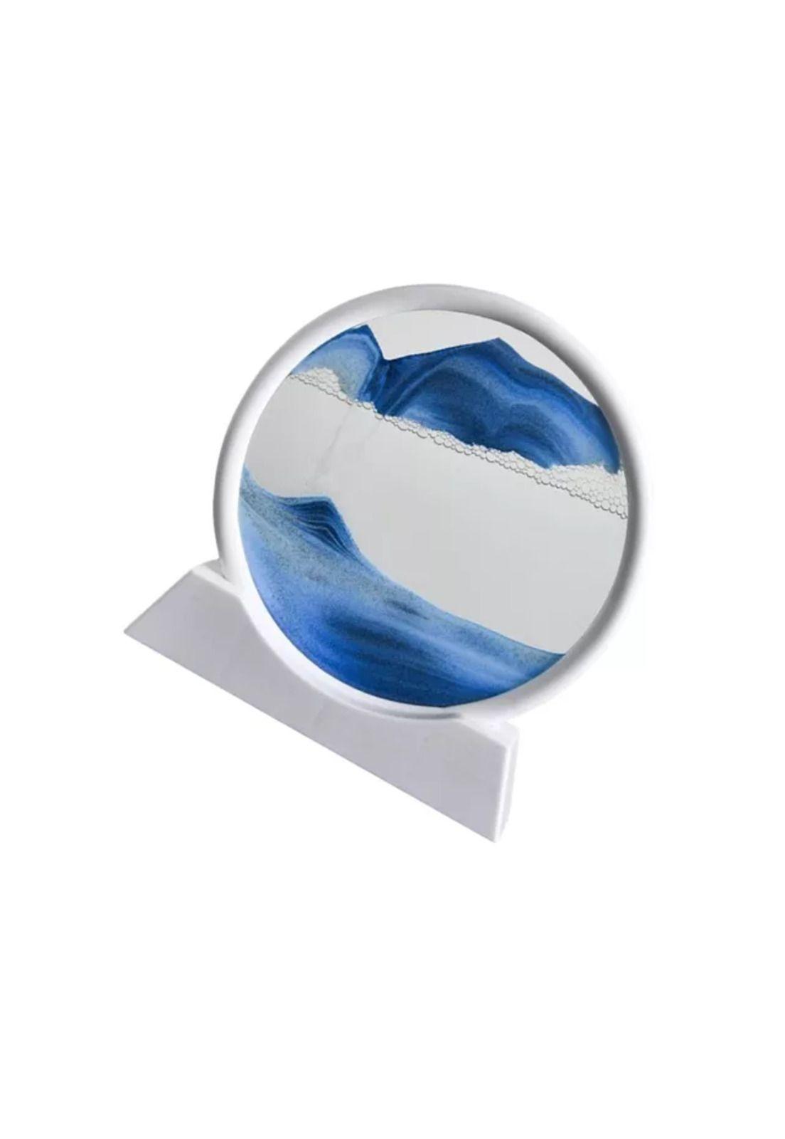 Decoración Arte de Arena Anti Estrés Sensorial Paisaje Azul-3