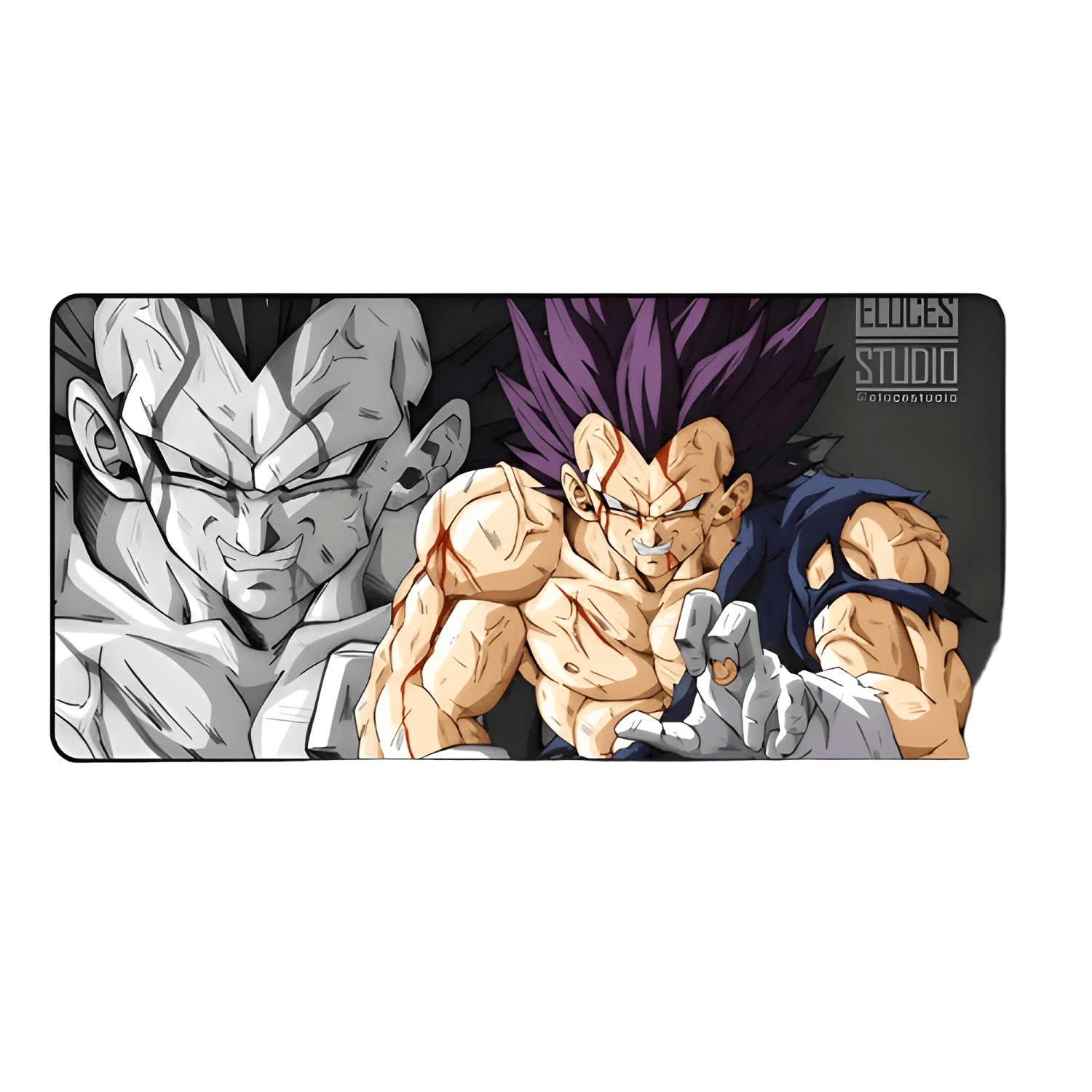 Mouse Pad Gigante Vegeta Ultra Ego 80x40cm Xxl Gran Diseño-0