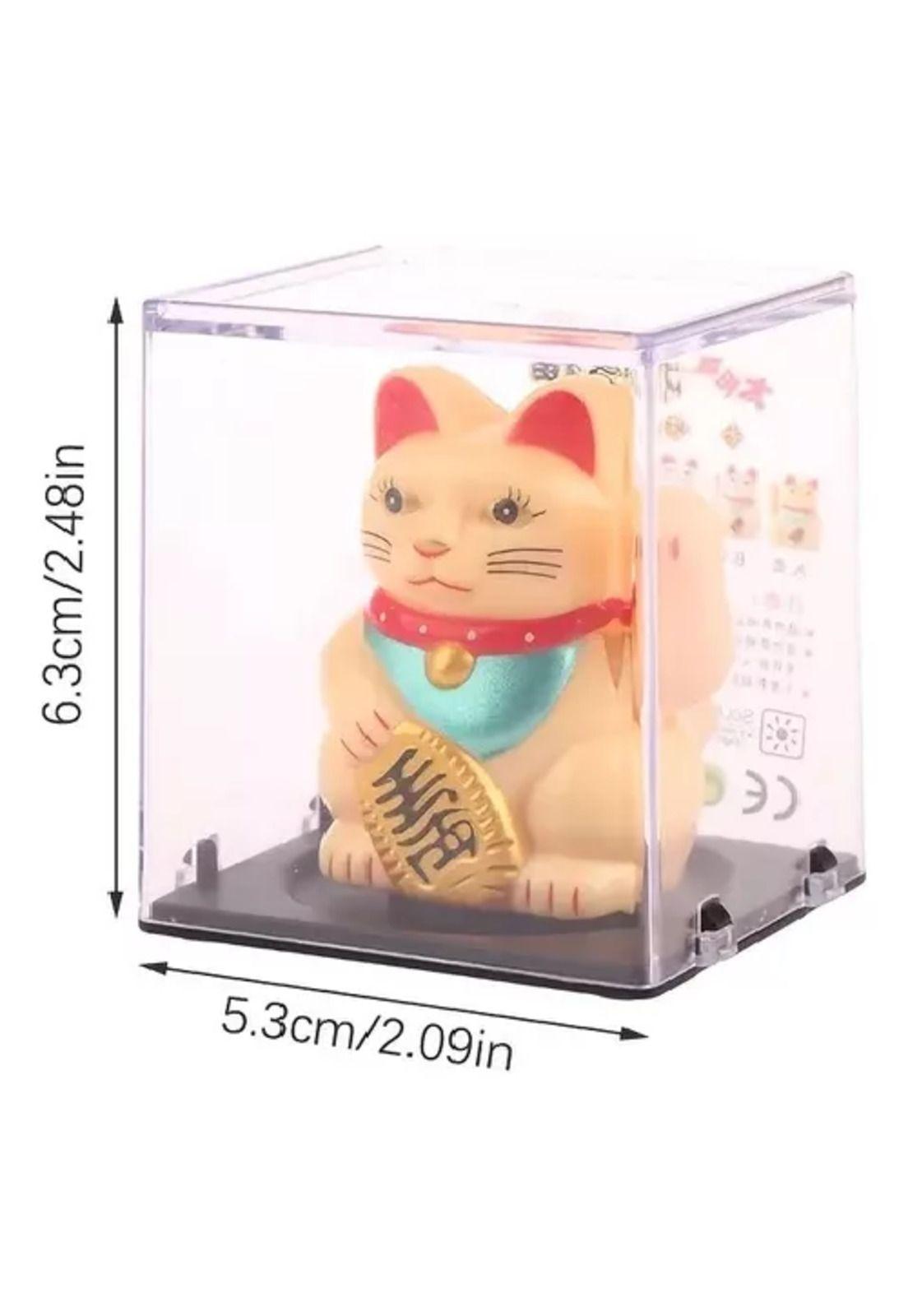 Gato de la suerte solar, Maneki Neko, feng shui, fortuna, mano-2