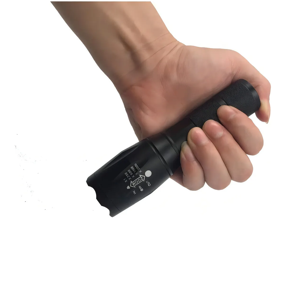 Linterna Led Tactica Recargable 1000 Lumens + Pila + Estuche-0
