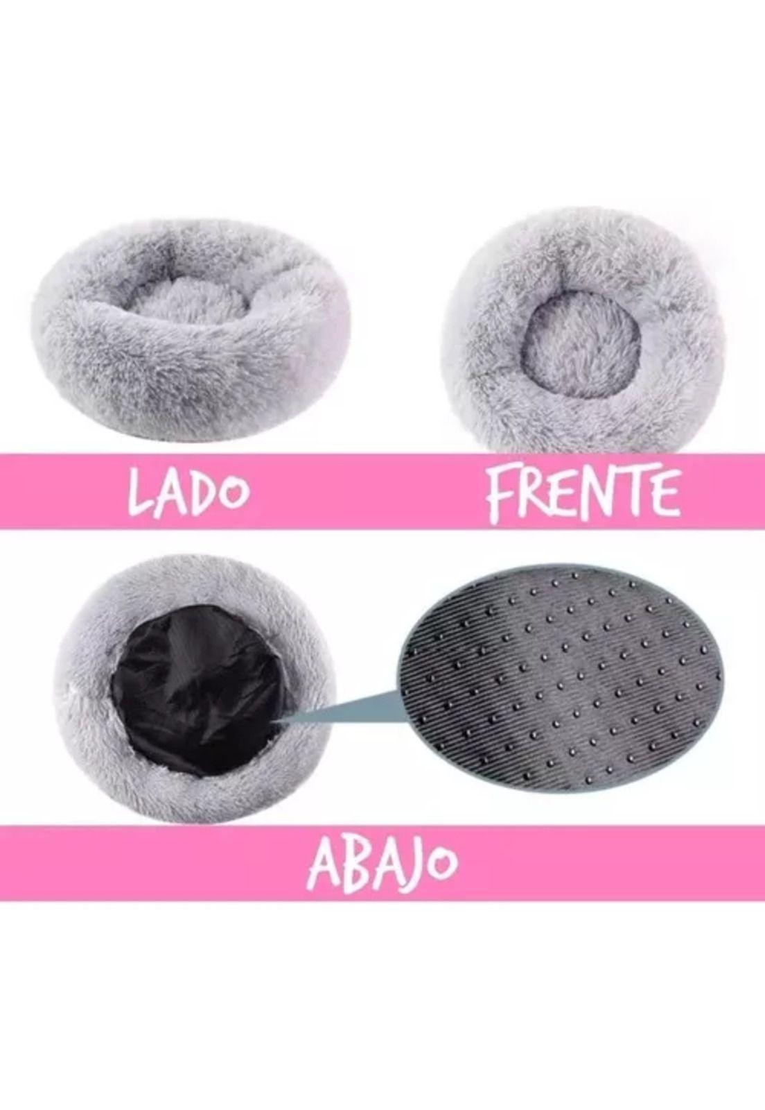 Cama para mascotas antiestrés 90 cm talla XXL negro-3
