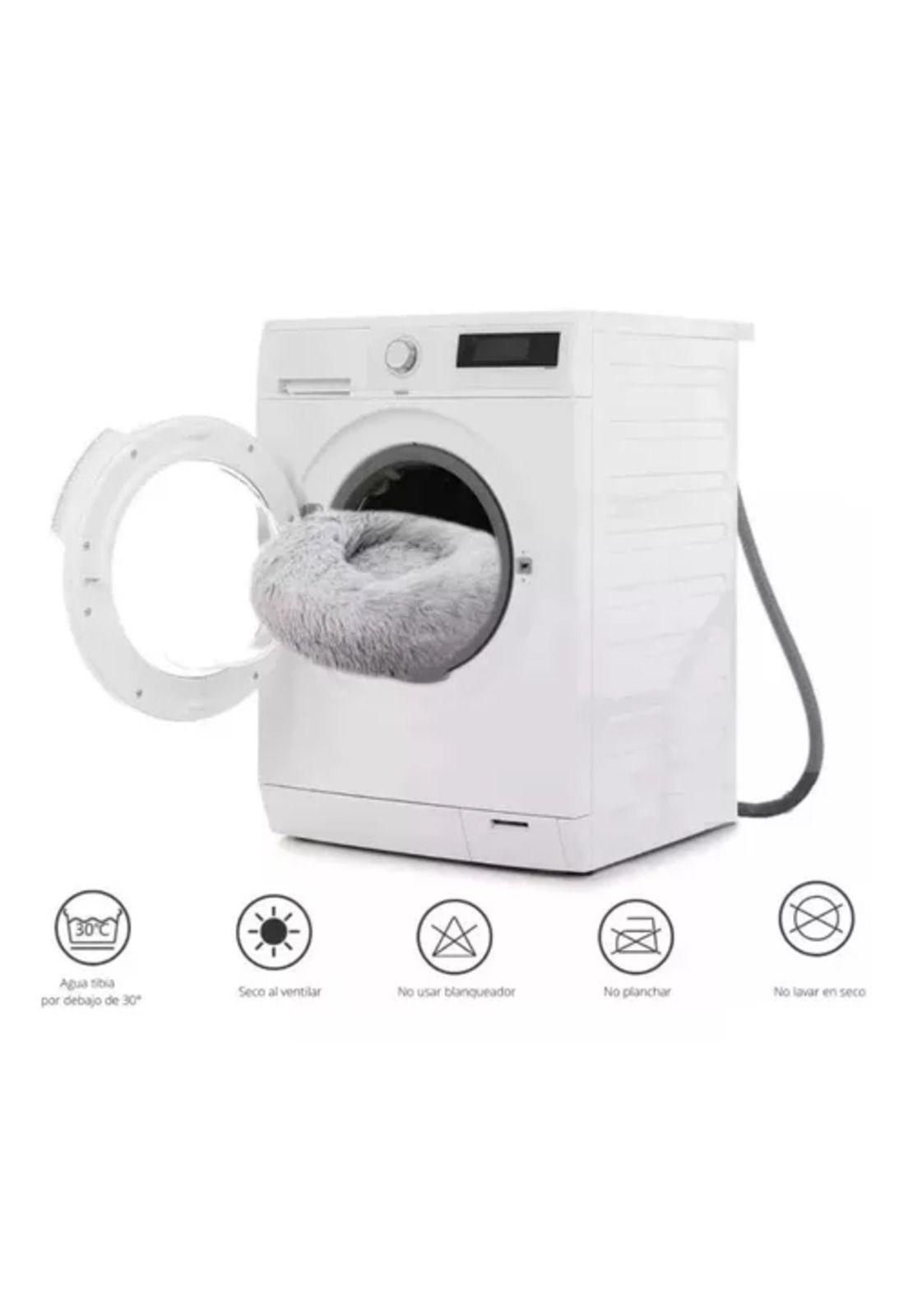 Cama para mascotas antiestrés 90 cm talla XXL negro-6