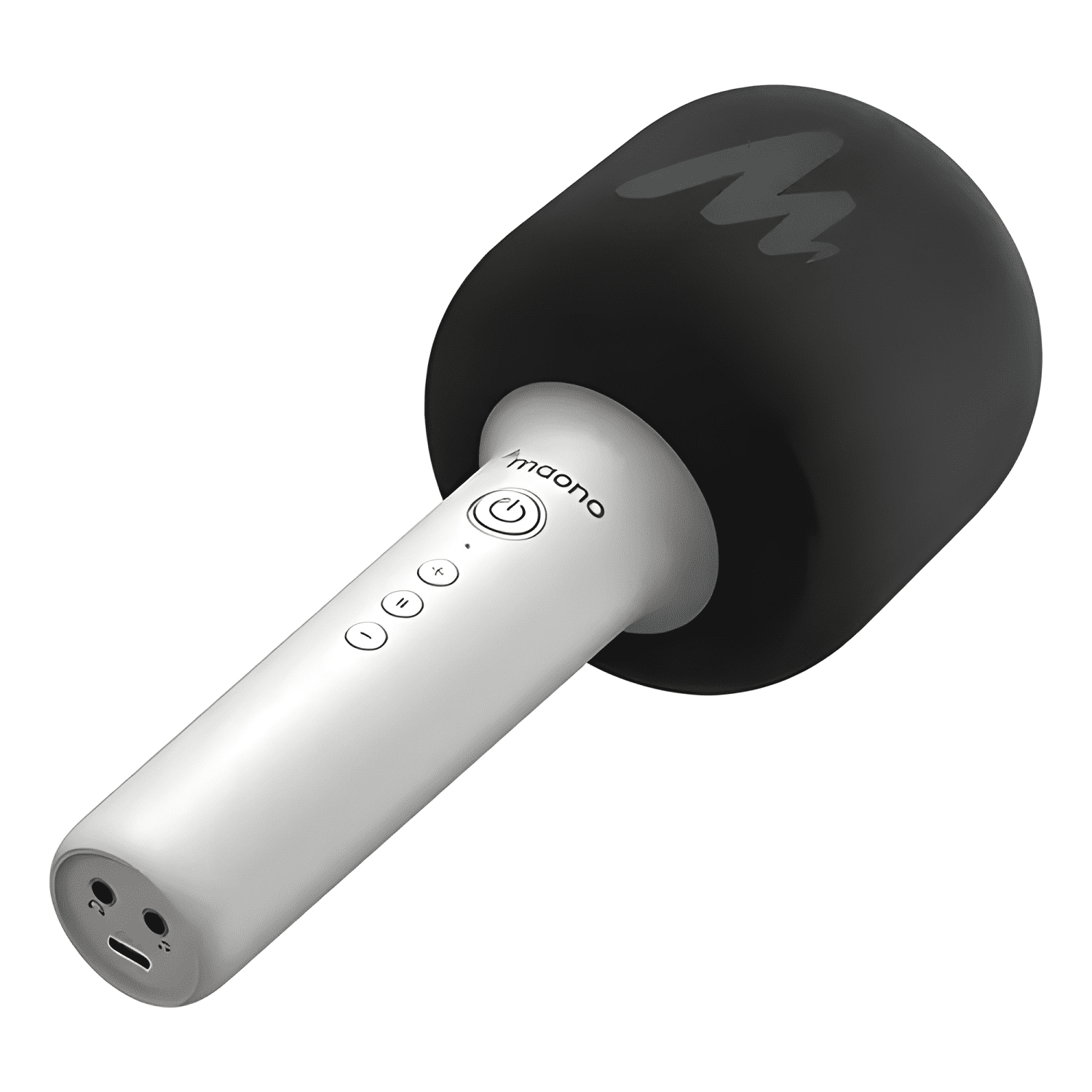 Micrófono karaoke bluetooth mkp100 plug & play Blanco-2