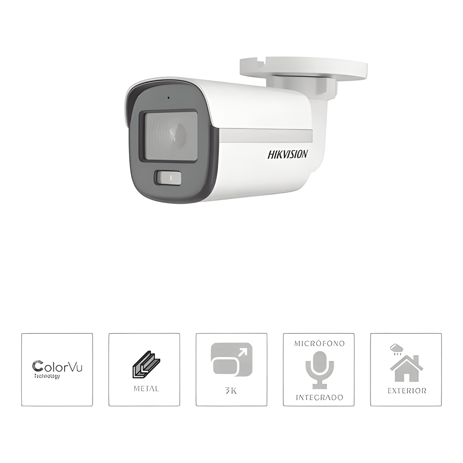 Cámara de Seguridad Hikvision DS-2CE10KF0T-FS Blanco-2