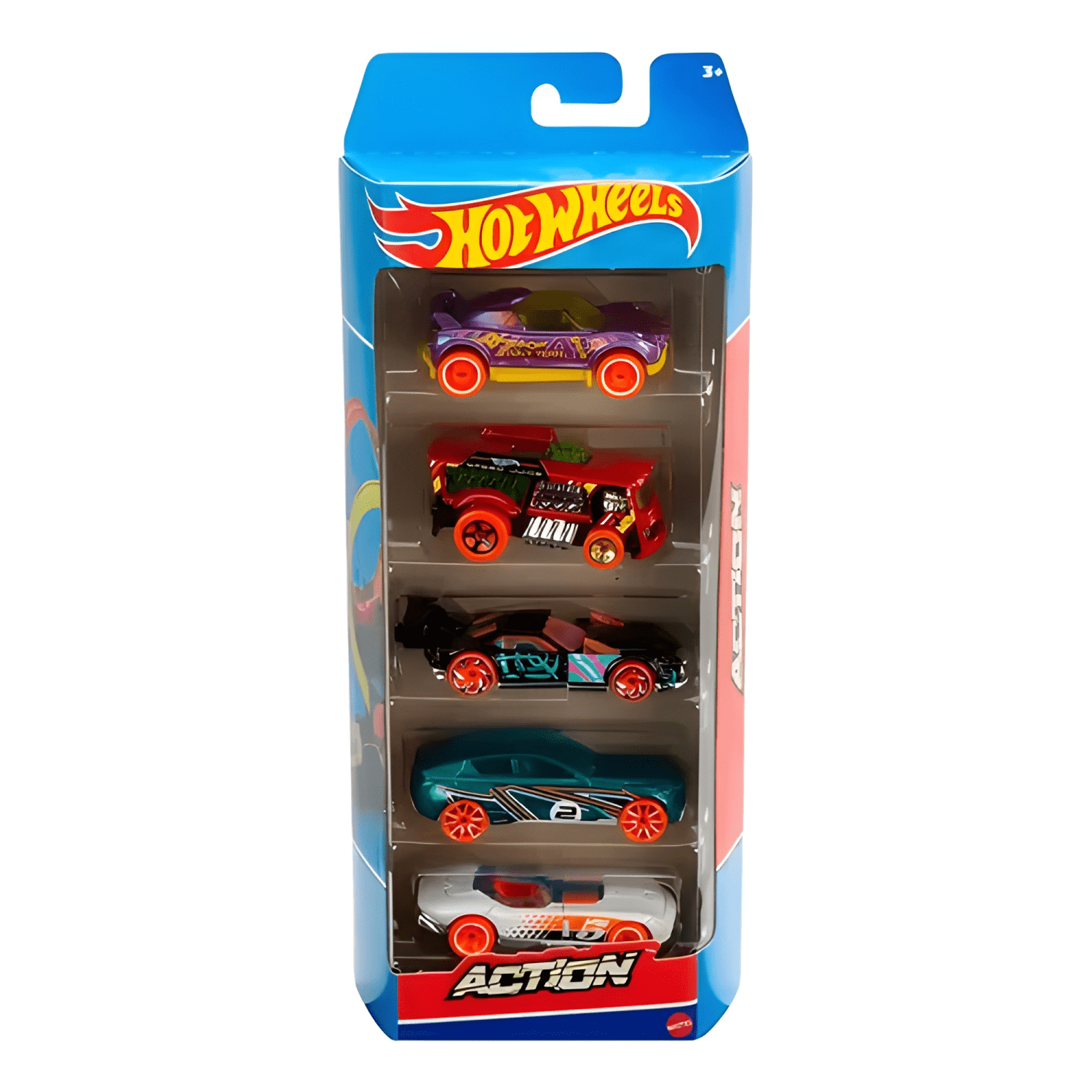 Pack 5 autos Hot Wheels-2