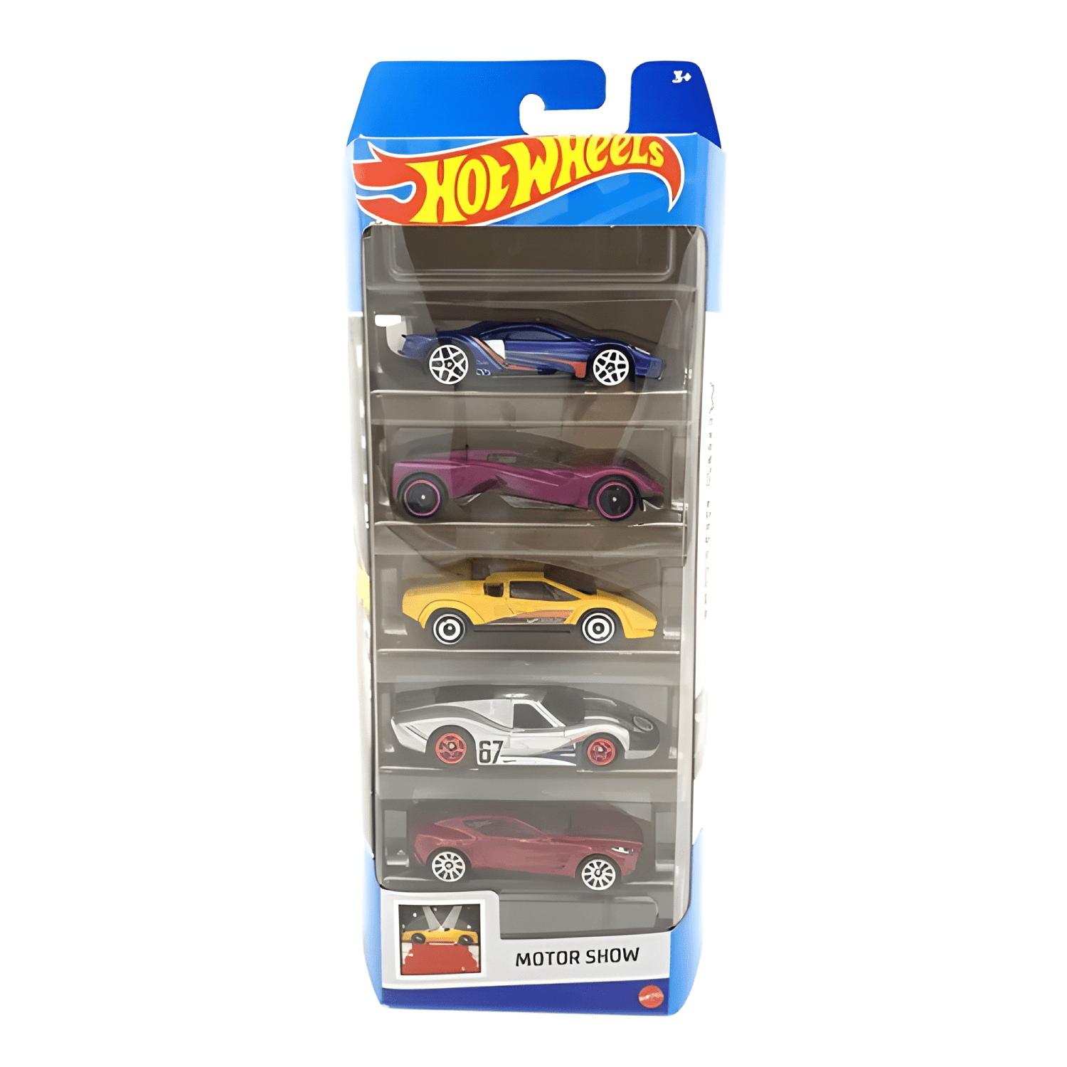 Pack 5 autos Hot Wheels-3