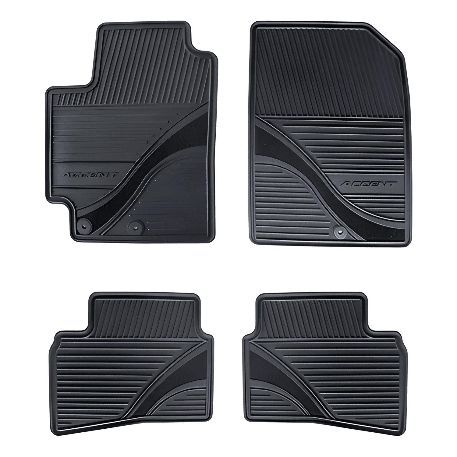 Tapetes (piso De Goma) Hyundai Accent 2018 2019-1