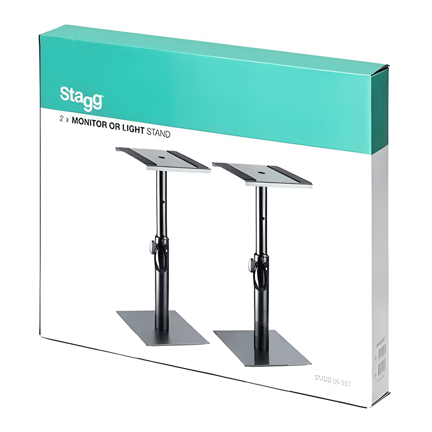 Soporte para parlante smos05set pie pack x 2 unidades Negro-4