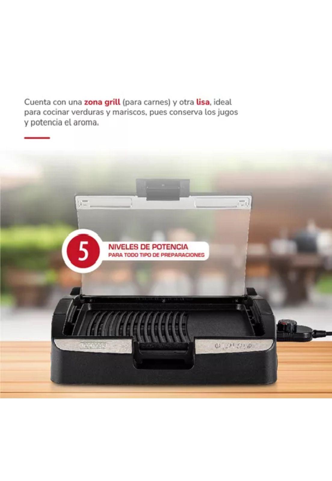 Parrilla eléctrica Thomas TH-224 1650W color negro-2