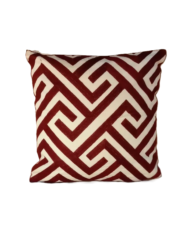 Pack de 4 Fundas para Cojín 45x45 cm Burdeo-0
