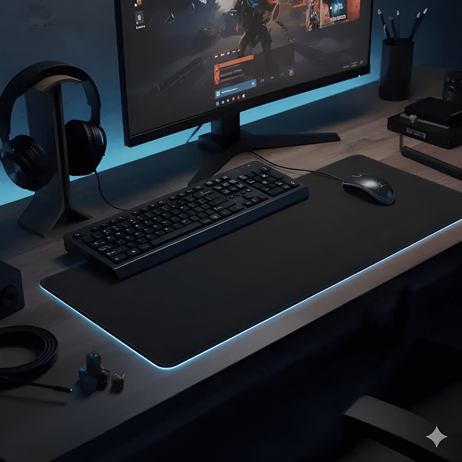 Mouse Pad Gamer Xl 90x40 Goma Antideslizante-2