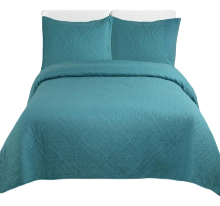 cubrecama quilt unicolor verano 2 plazas 230x250-0