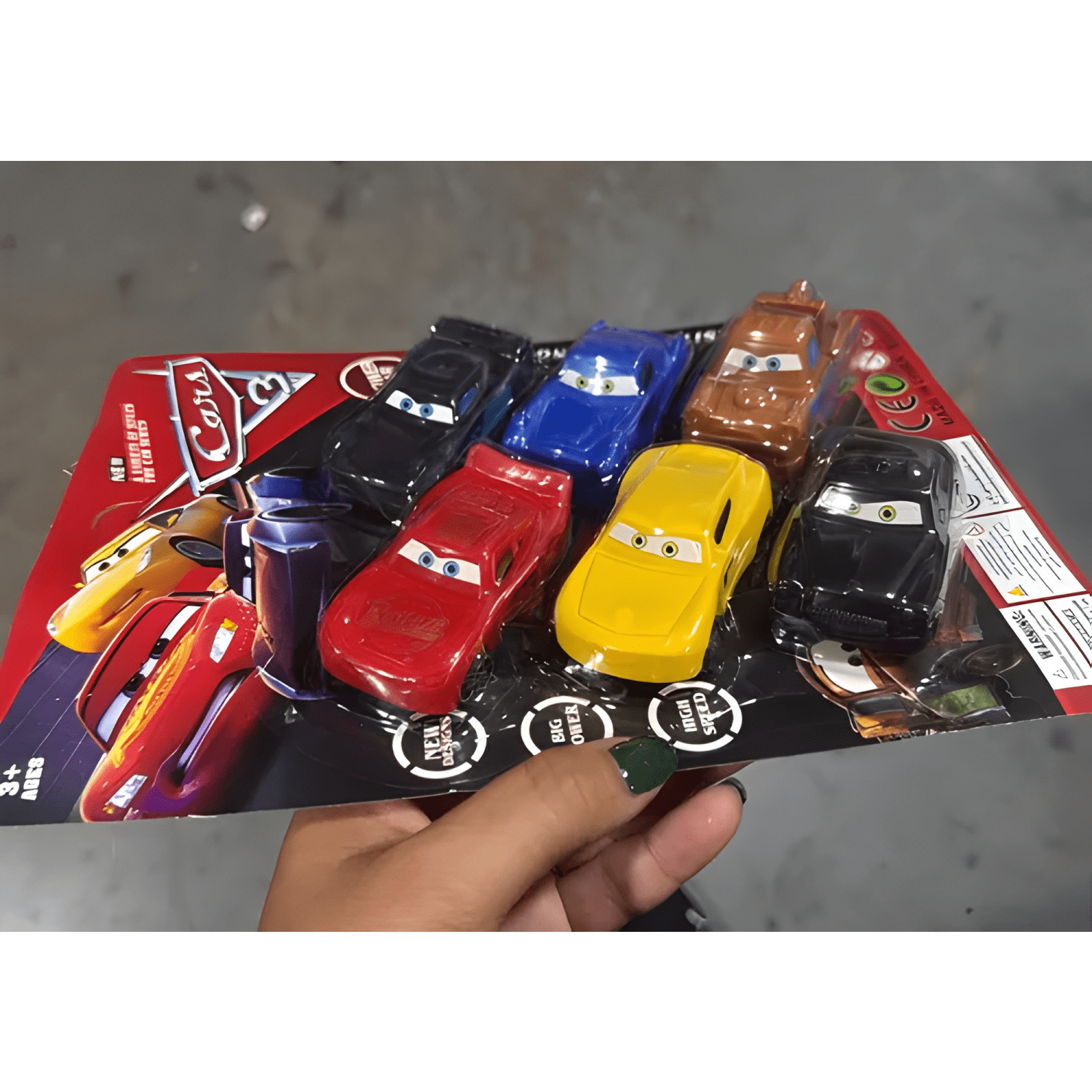 Set de 5 autitos Cars-3