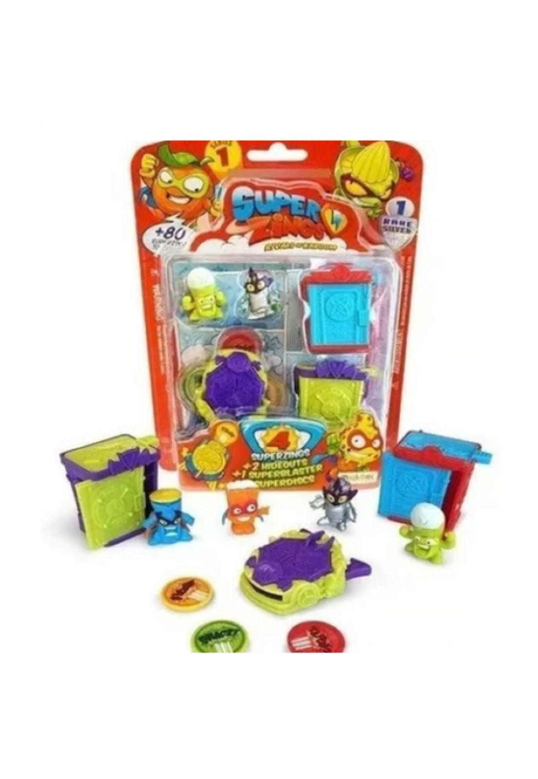 SuperZings 1 - pack 4 unidades hideout multicolor-2