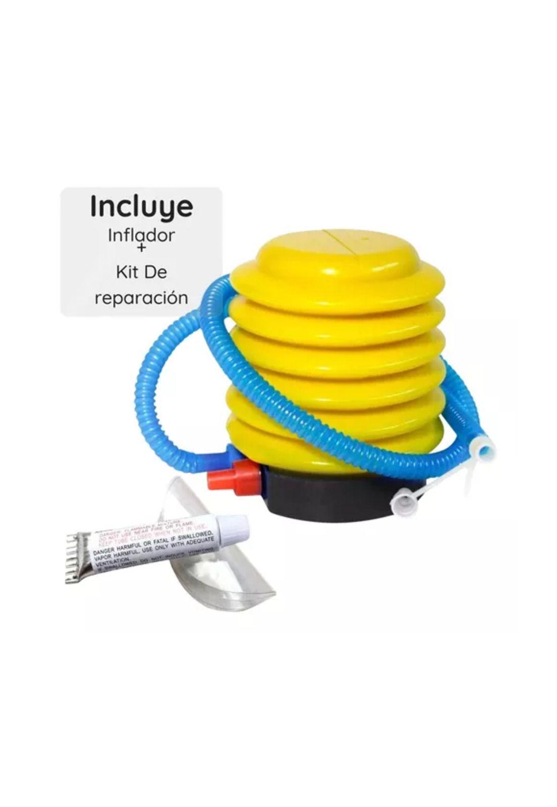 Piscina inflable Glowup + inflador 210x150x65 cm-4