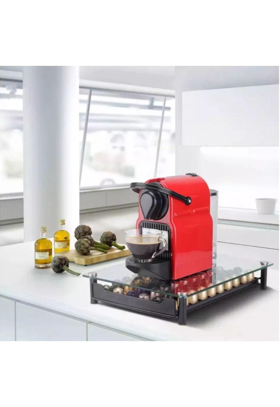 Porta cápsulas vidrio para café Nespresso 60 unidades negro-5