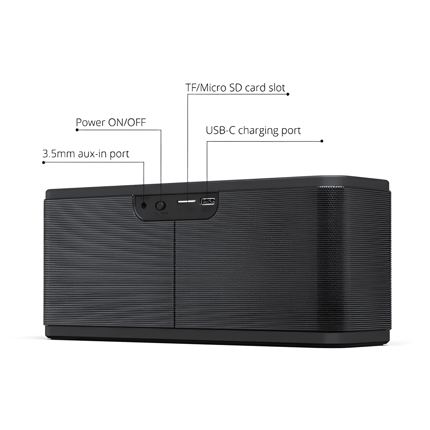 Bocina bluetooth mega 40w ,nfc , deep bass ,touch-1