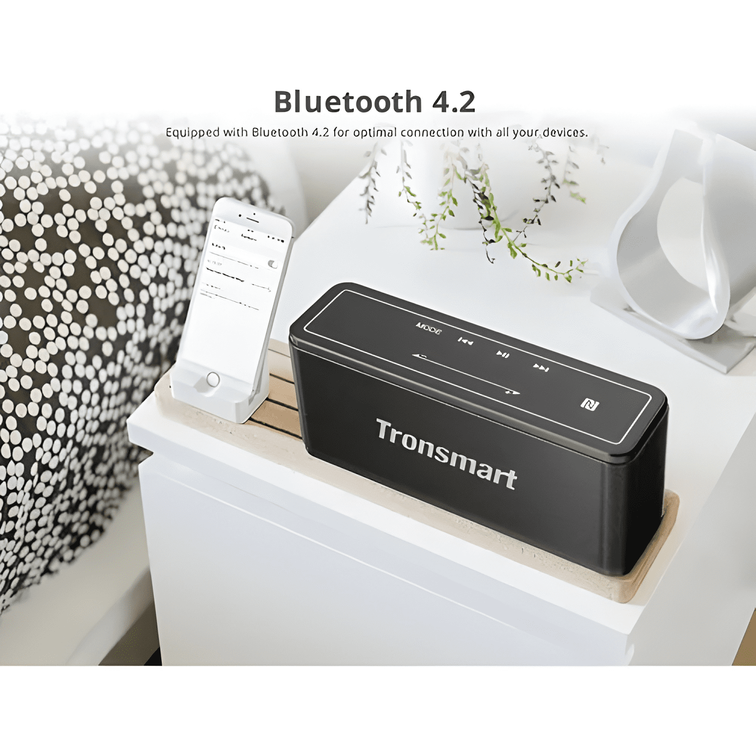 Bocina bluetooth mega 40w ,nfc , deep bass ,touch-2