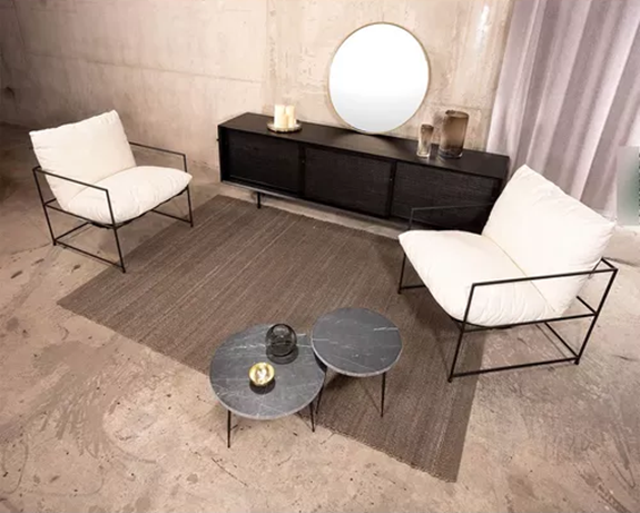 Alfombra Yute Sahara color Gris-4