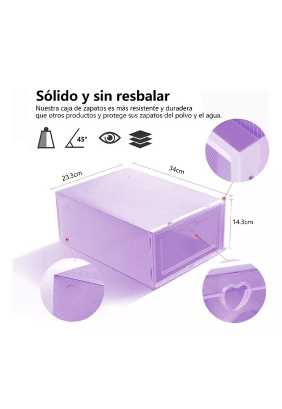 10 piezas zapateras organizadoras púrpuras-2