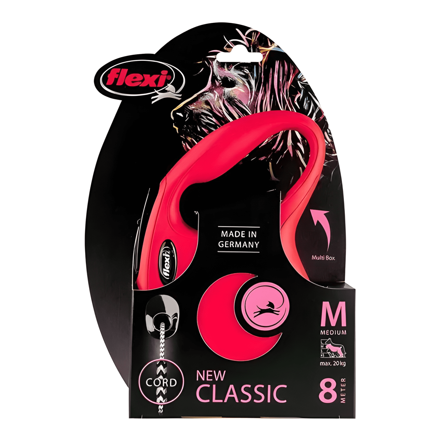 Correa flexi new classic 8mts. talla m, hasta 20kg-3