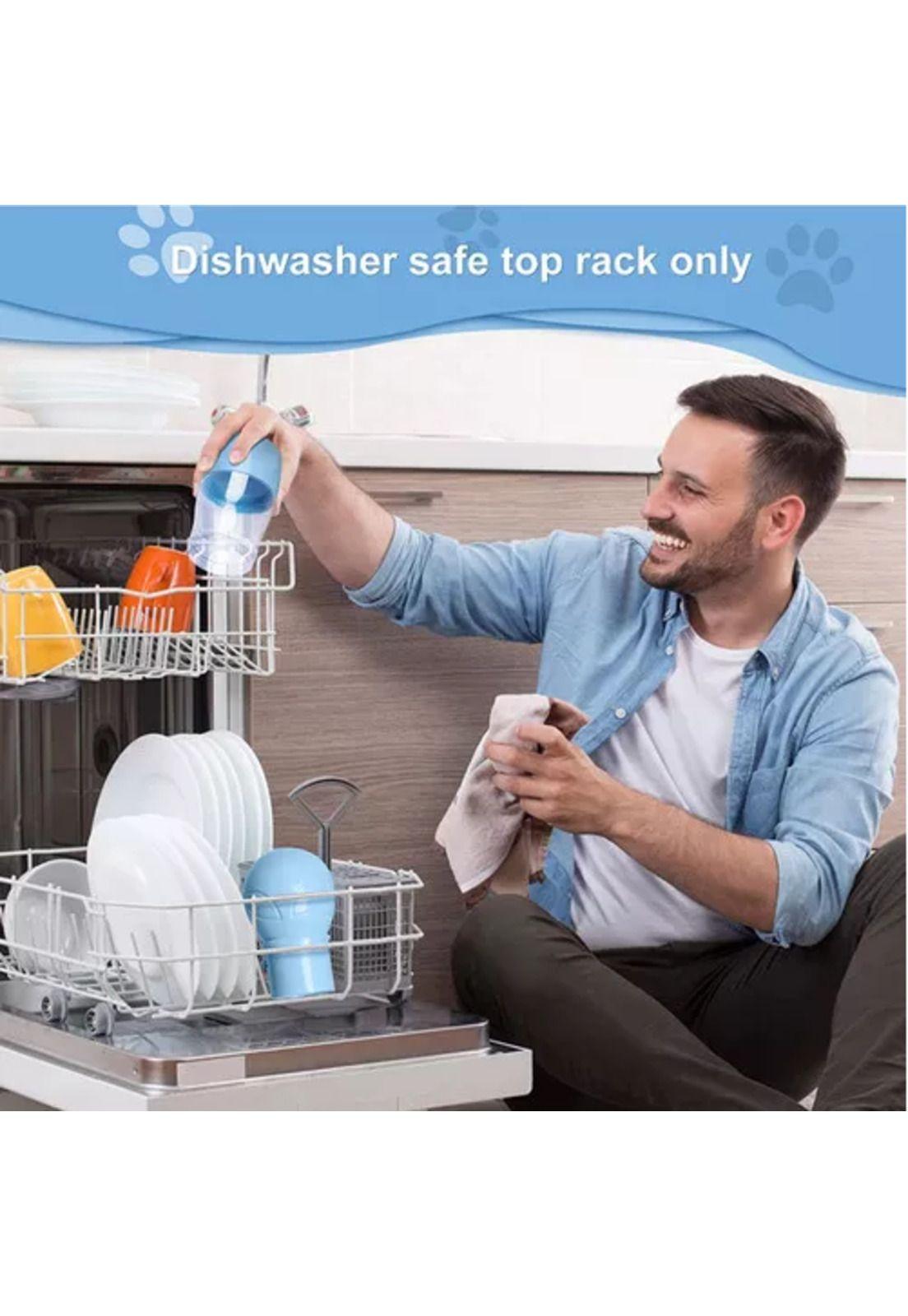 Dispensador de agua de viaje para perros con contenedor-4