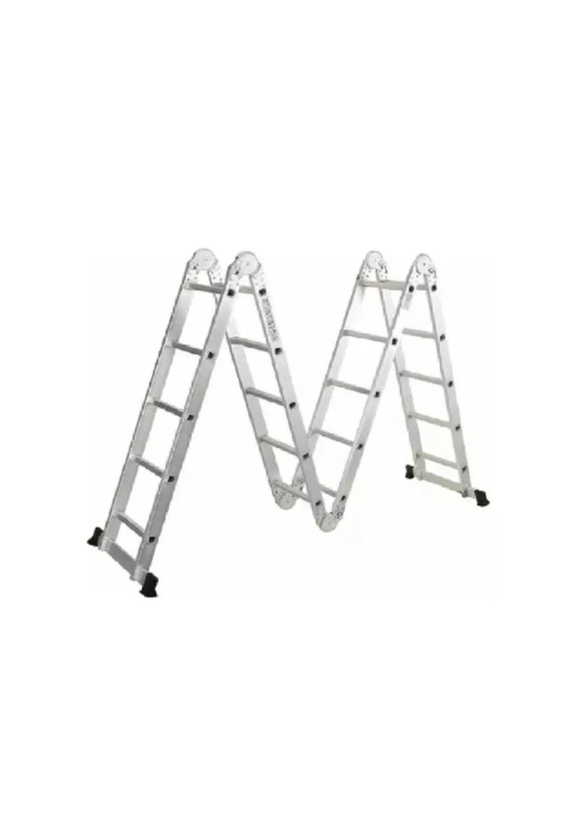 Escalera aluminio multiuso 5,7 mts. color gris-3