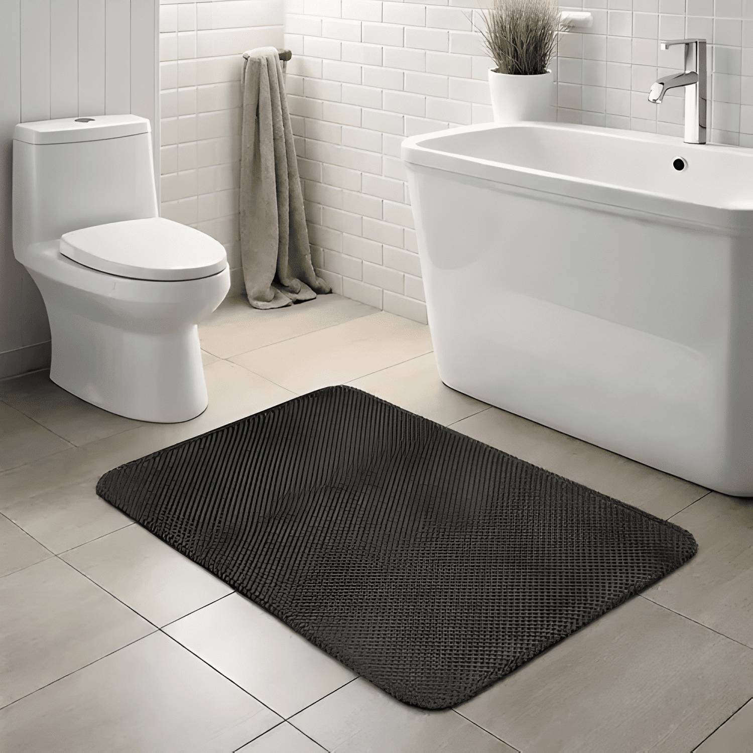 Alfombra De Baño Popcorn 50x80cm-1