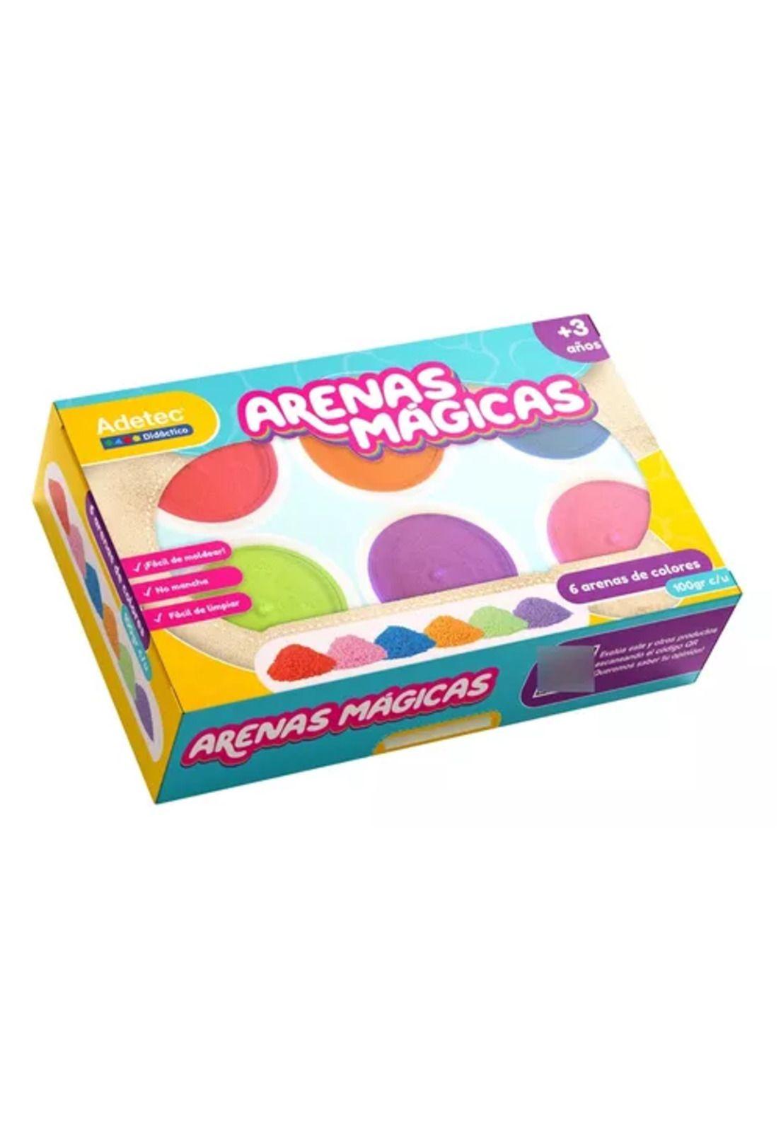 Set de 6 arena mágica colores multicolor-0