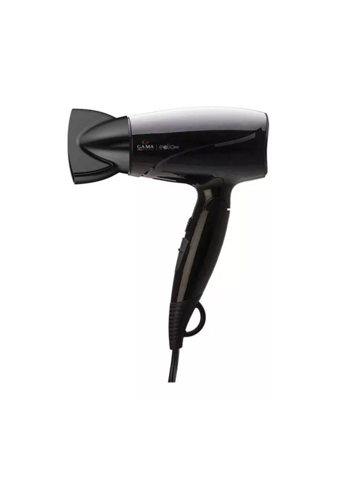 Secador Gama Eolic Travel Ion turmalina plegable compacto negro-2
