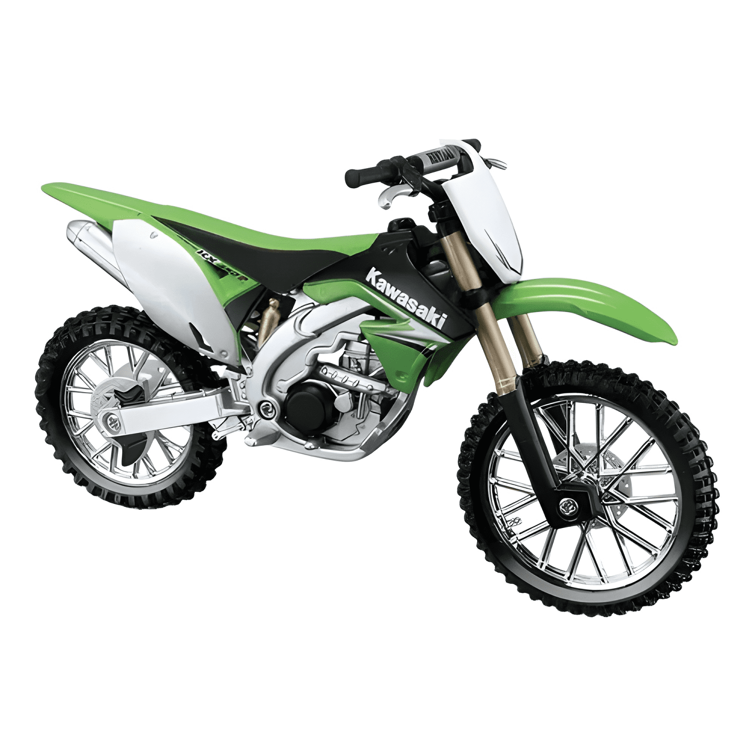 Motocicleta Kawasaki 450F escala 1:18 coleccionable-1