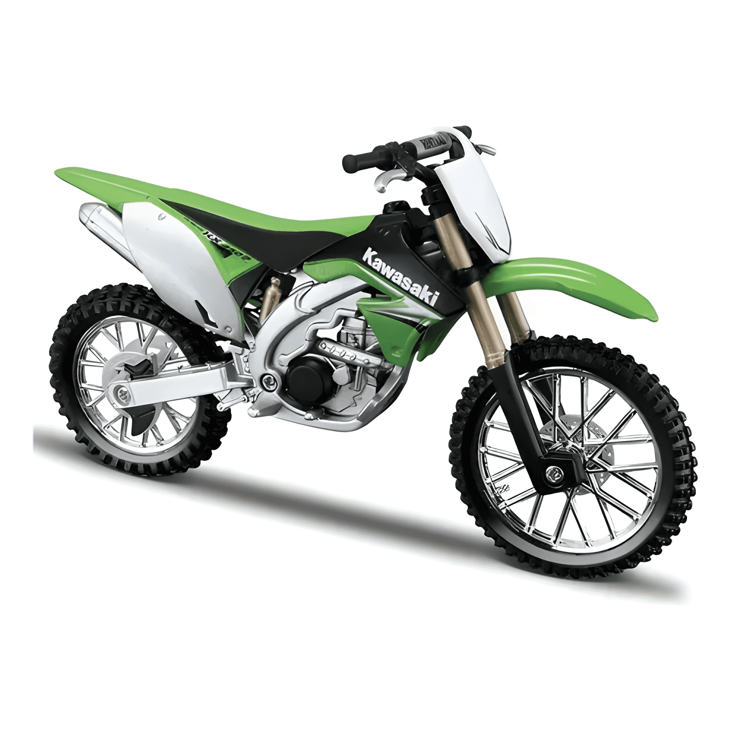 Motocicleta Kawasaki 450F escala 1:18 coleccionable-3