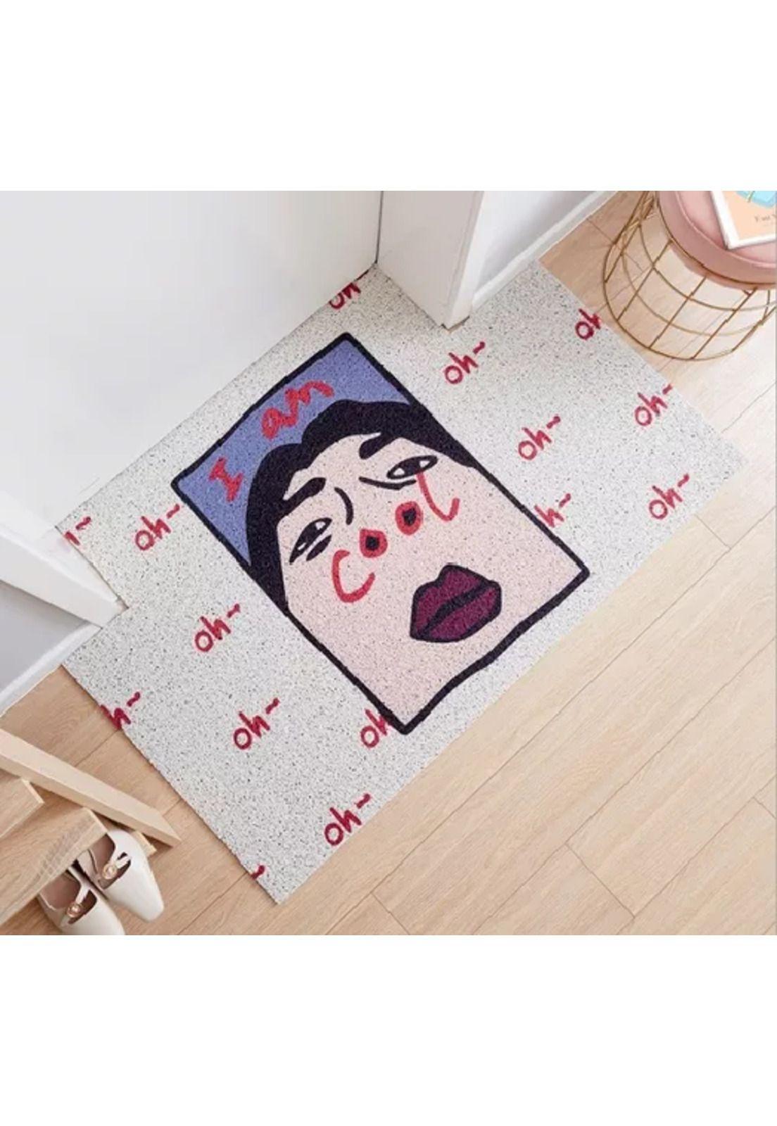 Alfombra Entrada Cocina Baño 60x90 cm PVC Resistente al Agua Modelo 1-3