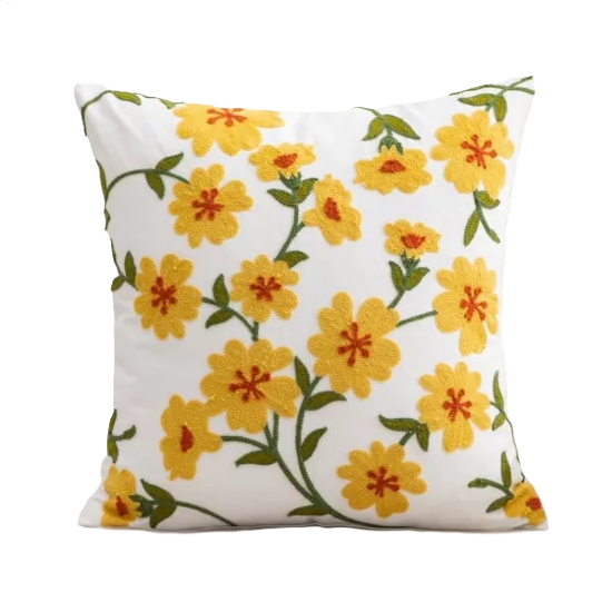 Fundas de cojines bordadas a elección 45x45 diseño 41 color blanco-0