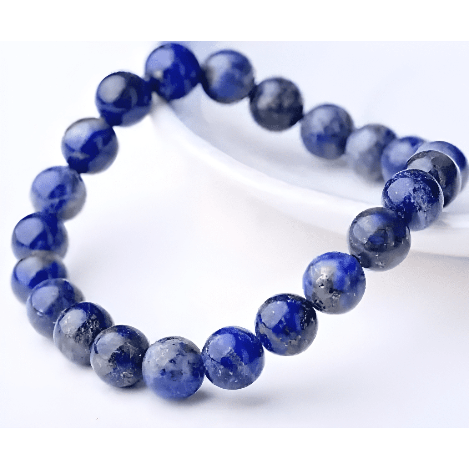 Pulsera lapislazuli original piedra sabiduría #30-1