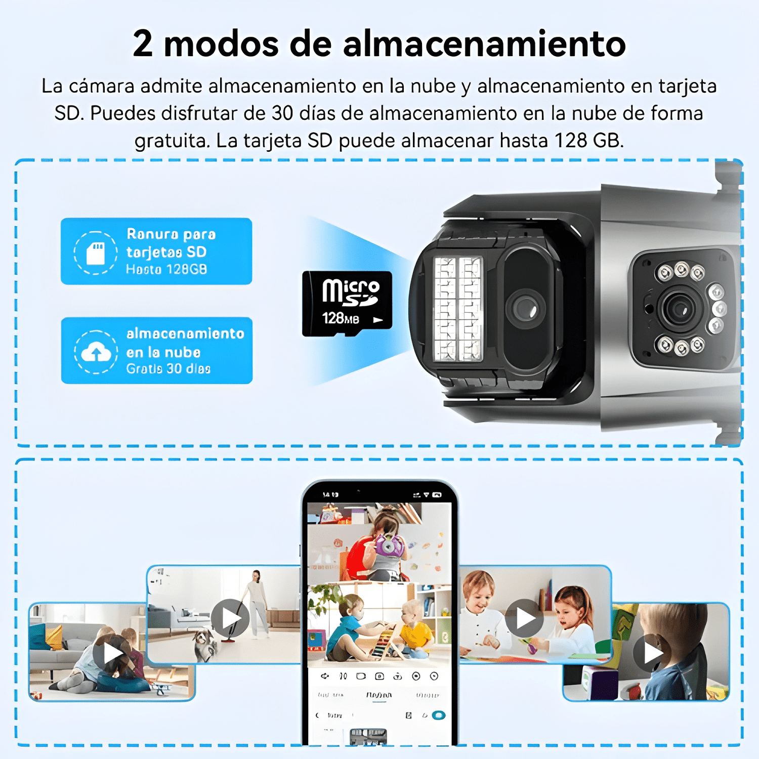 Cámara de Seguridad Wifi Exterior de Doble Lente HAMROL 8mp-2
