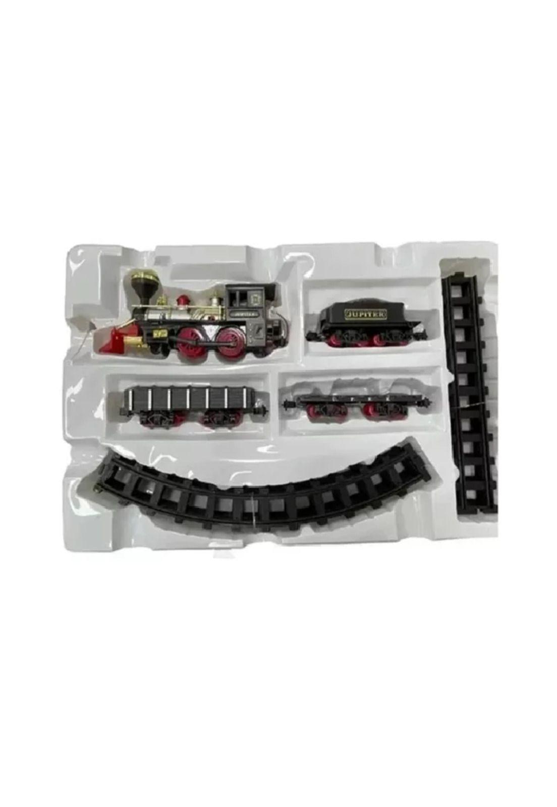 Juguete auto tren de navidad eléctrico 14 pcs para niños multicolor-3