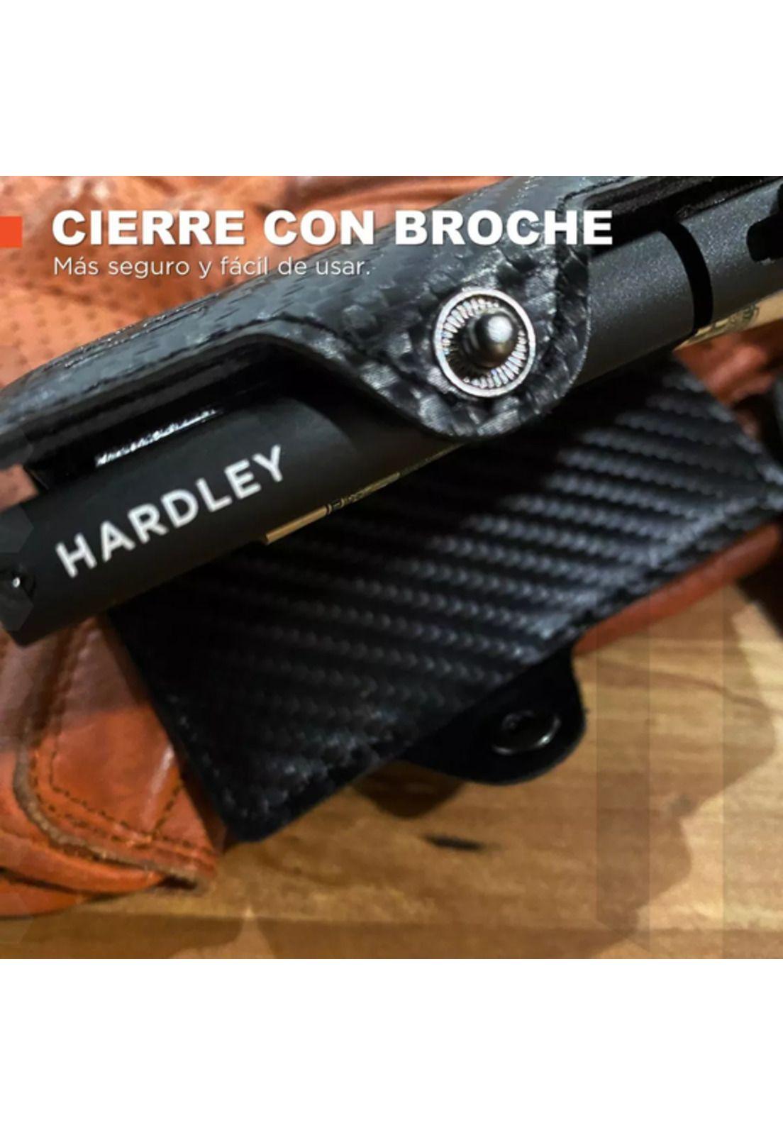 Billetera para Hombre Hardley con Tarjetero Pop-up y Bloqueo RFID Color Bond Negro-5