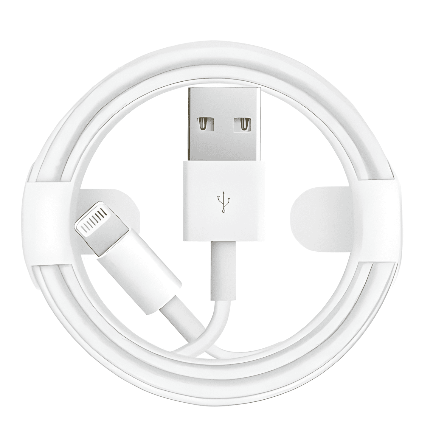 Cable USB para iphone (todos los modelos) 1mt-1
