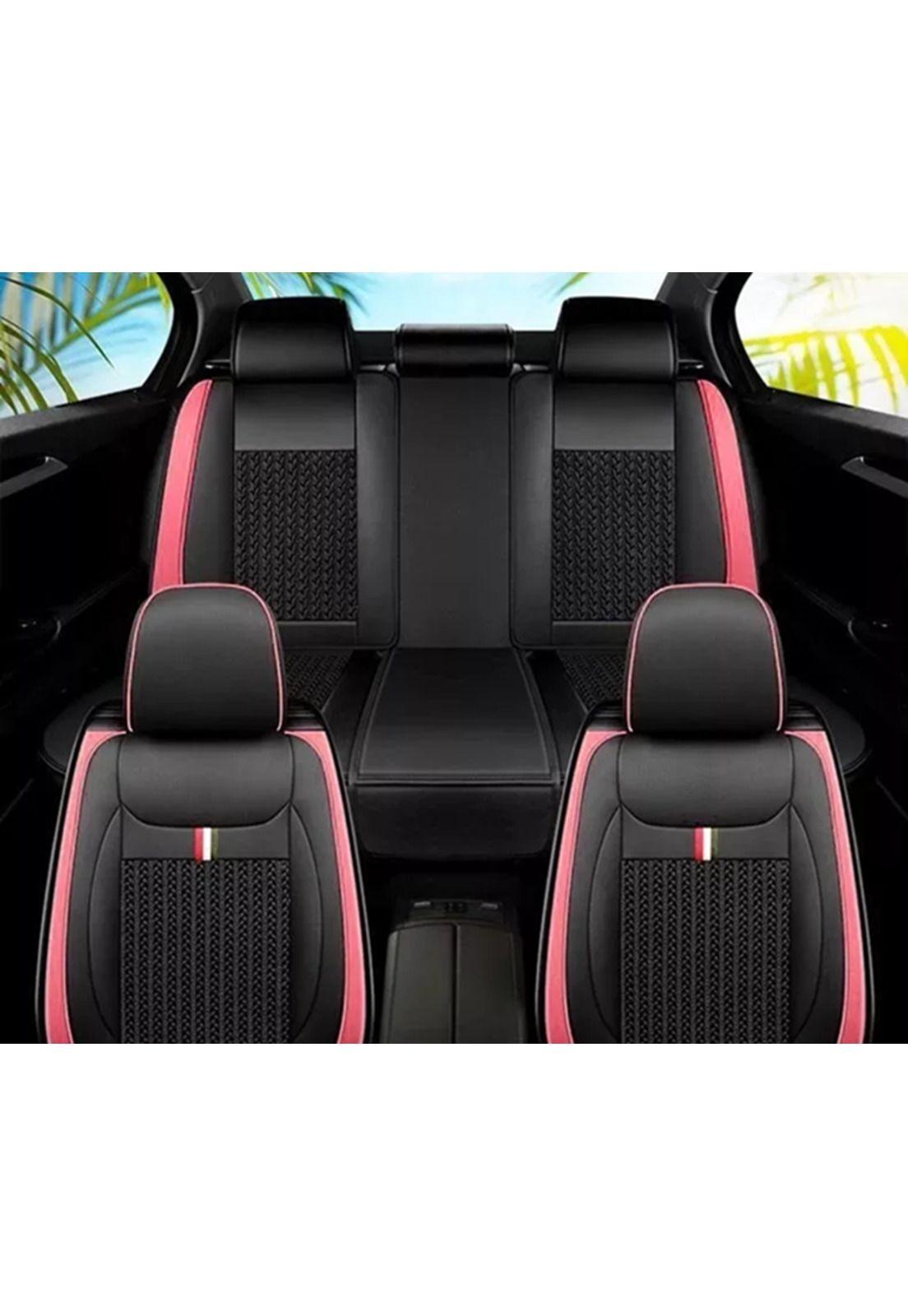 Kit funda cubre asiento cuero auto premium luxury-4