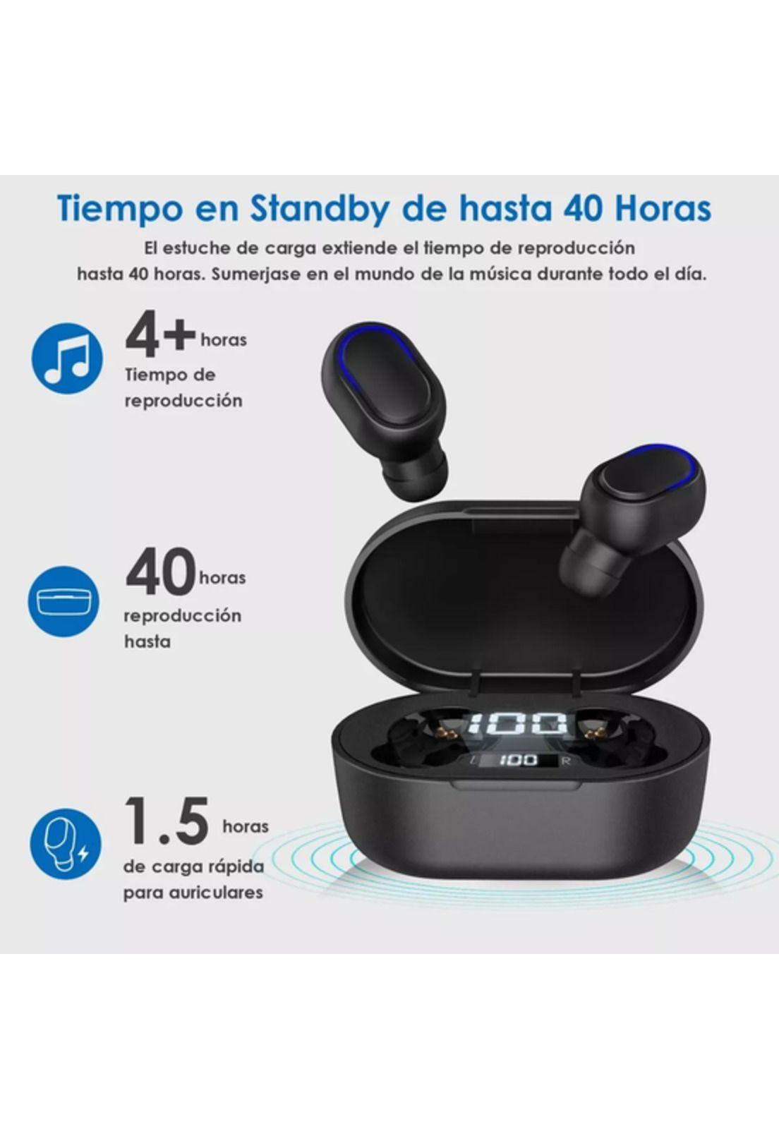 Audífonos in-ear inalámbricos bluetooth 5.1 1 hora AUT114-4