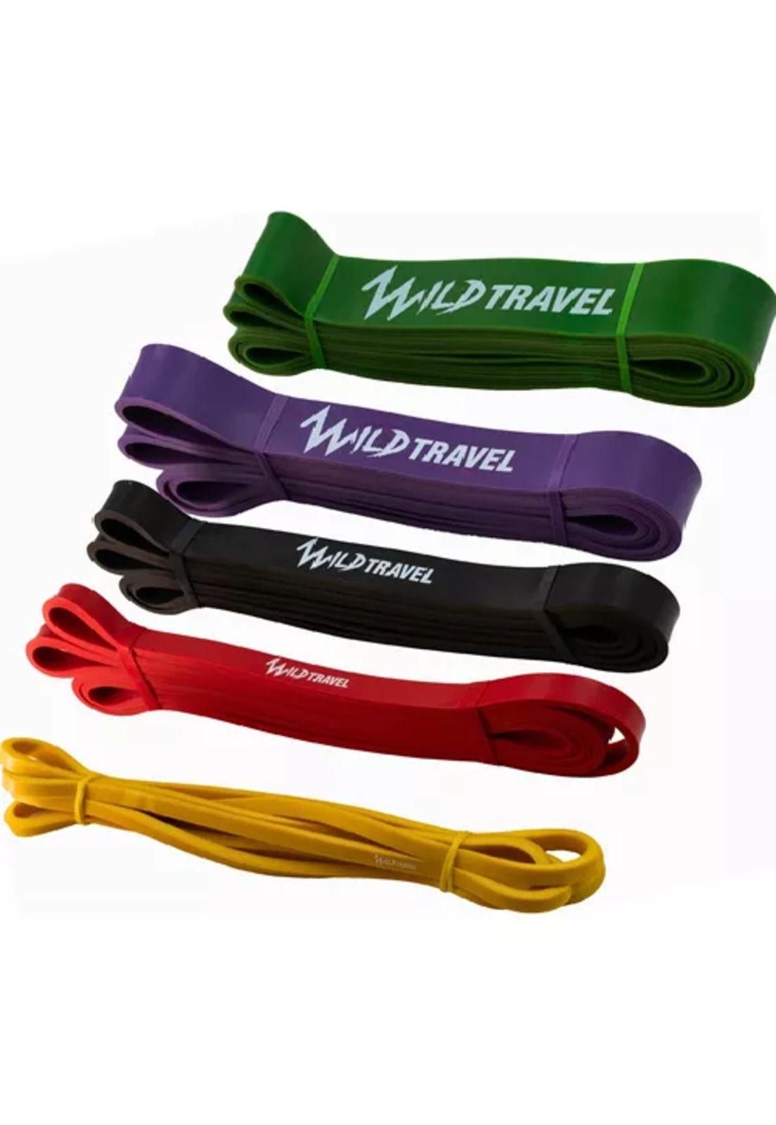 Kit de 5 Power Bands, banda elástica de resistencia, pull up, gym-2