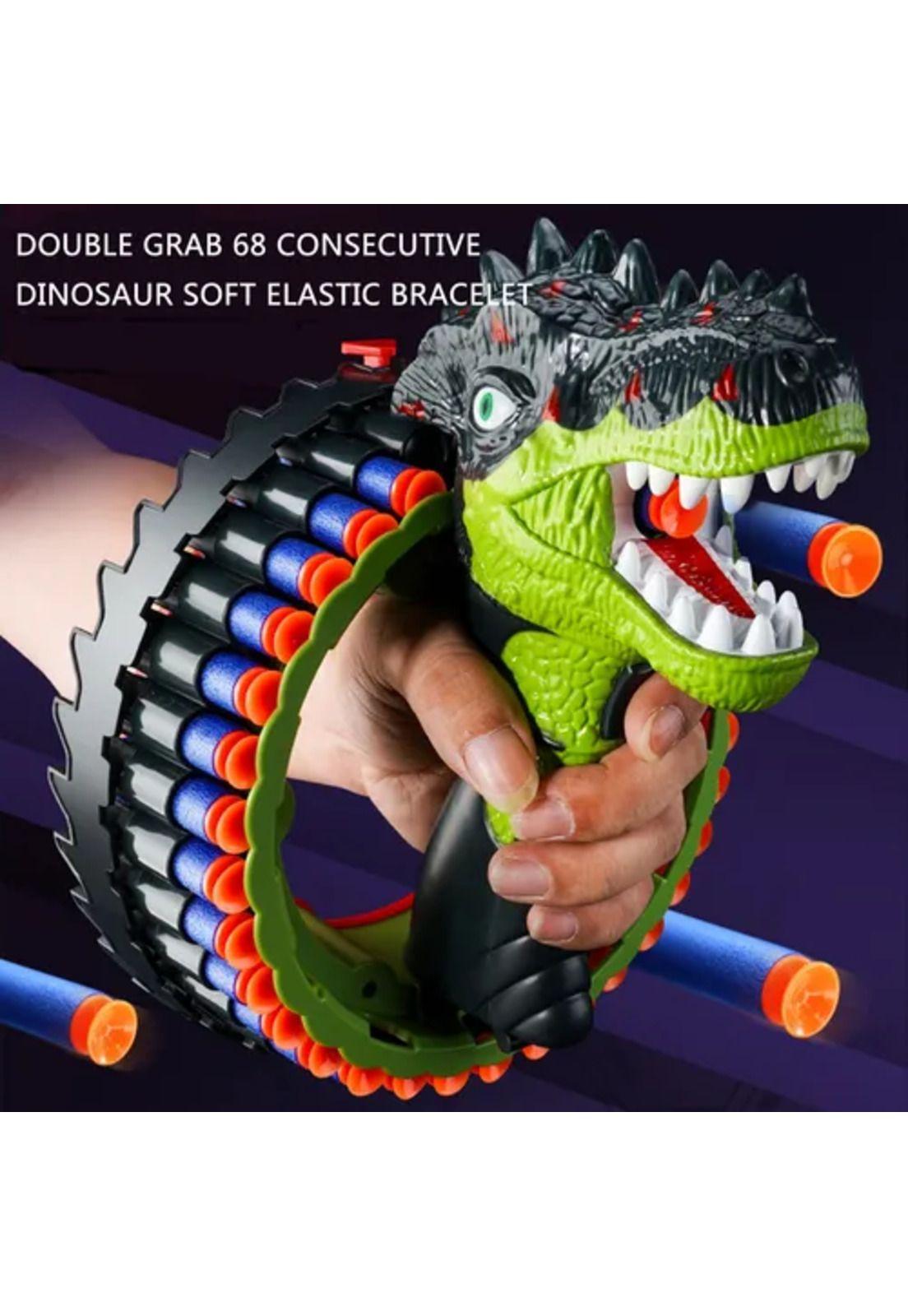 Juguete lanzador de dardos dinosaurio para niños-3