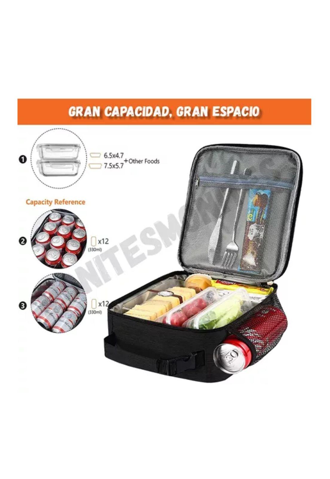 Lonchera térmica portátil para hombre bolsa de almuerzo-2