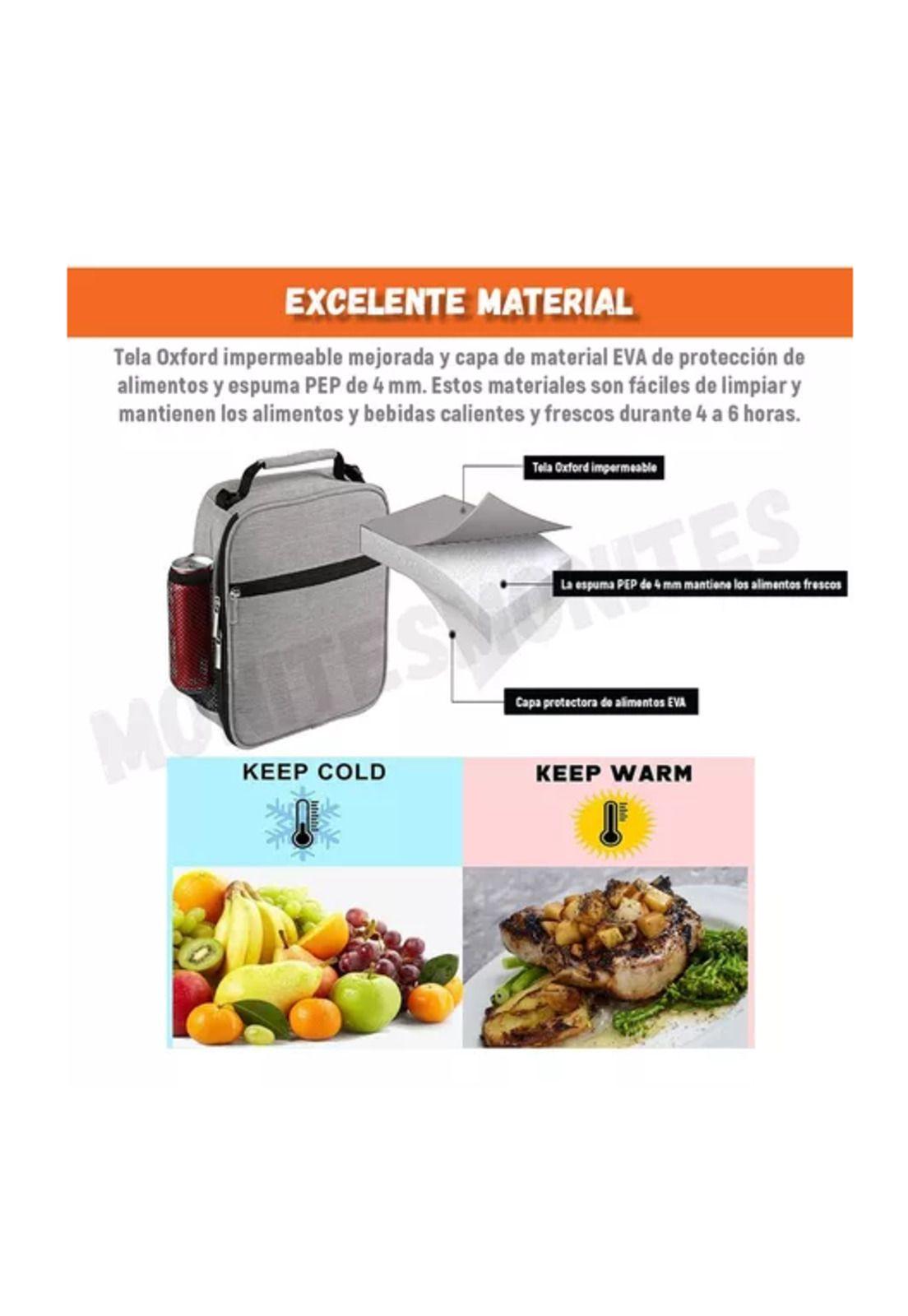 Lonchera térmica portátil para hombre bolsa de almuerzo-3